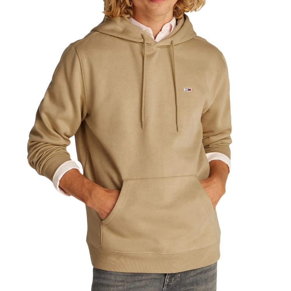 Sweat Beige Homme Tommy Hilfiger Tjm Reg S Flag pas cher