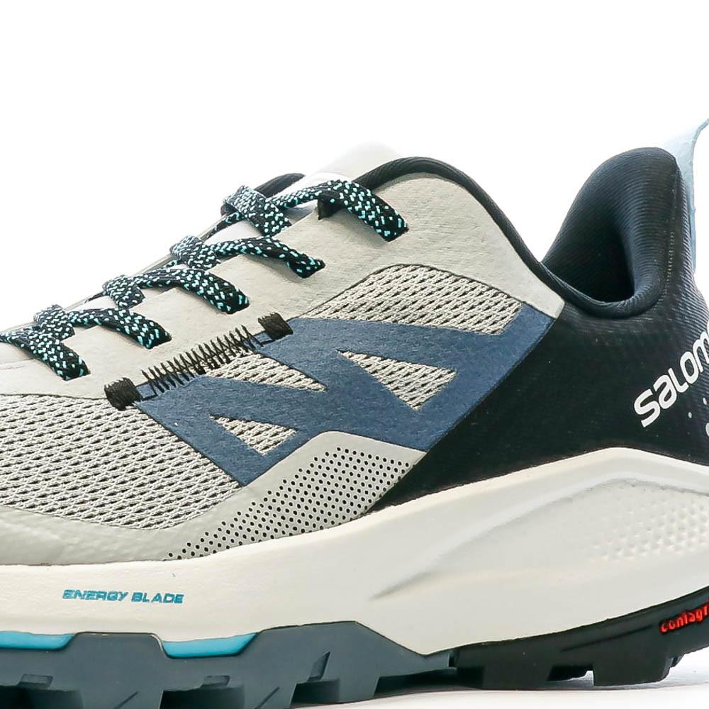 Chaussures de Randonnée Grise/Bleu Mixte Salomon Outpulse vue 7