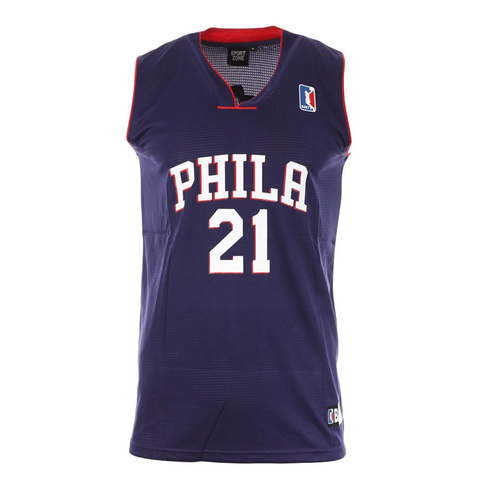 Philadelphia Maillot de basket Marine Sport zone pas cher