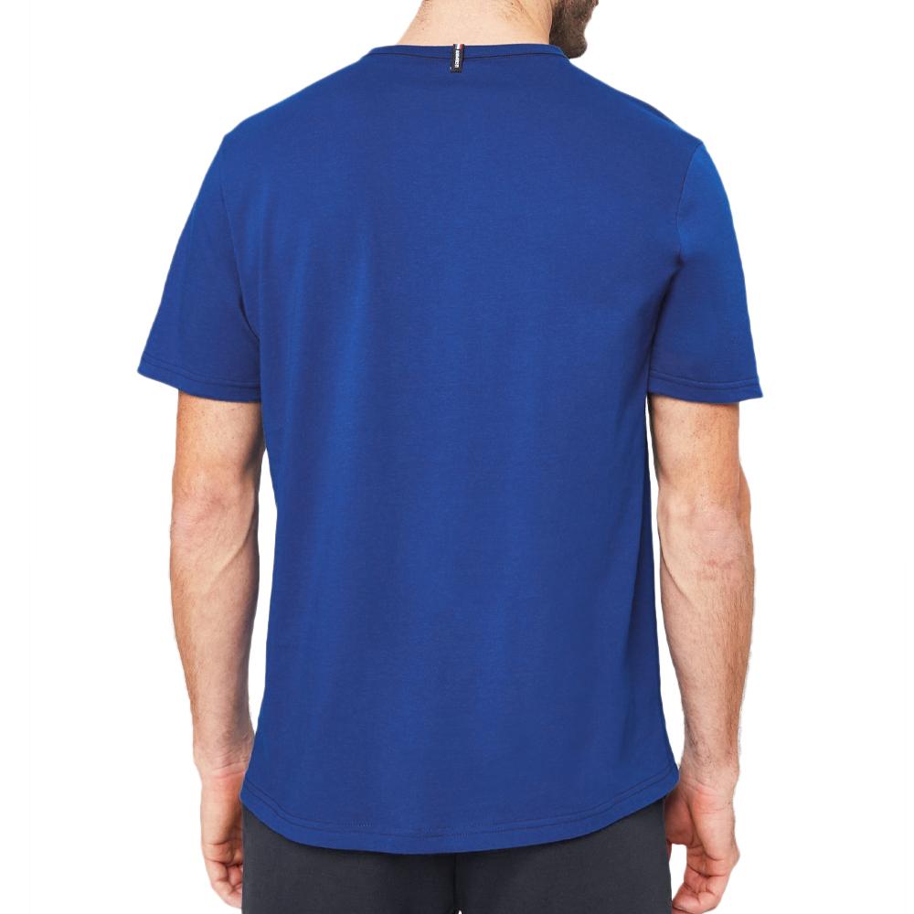 T-shirt Bleu Homme Le Coq Sportif Cobalt vue 2