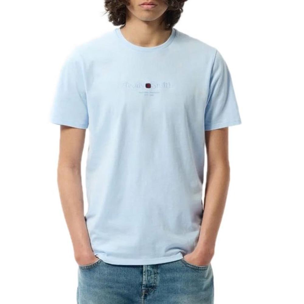 T-shirt Bleu Clair Homme Teddy Smith Tjim pas cher
