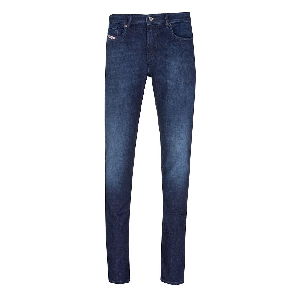 Jean Skinny Bleu Foncé Délavé Homme Diesel 1979 Sleenker pas cher