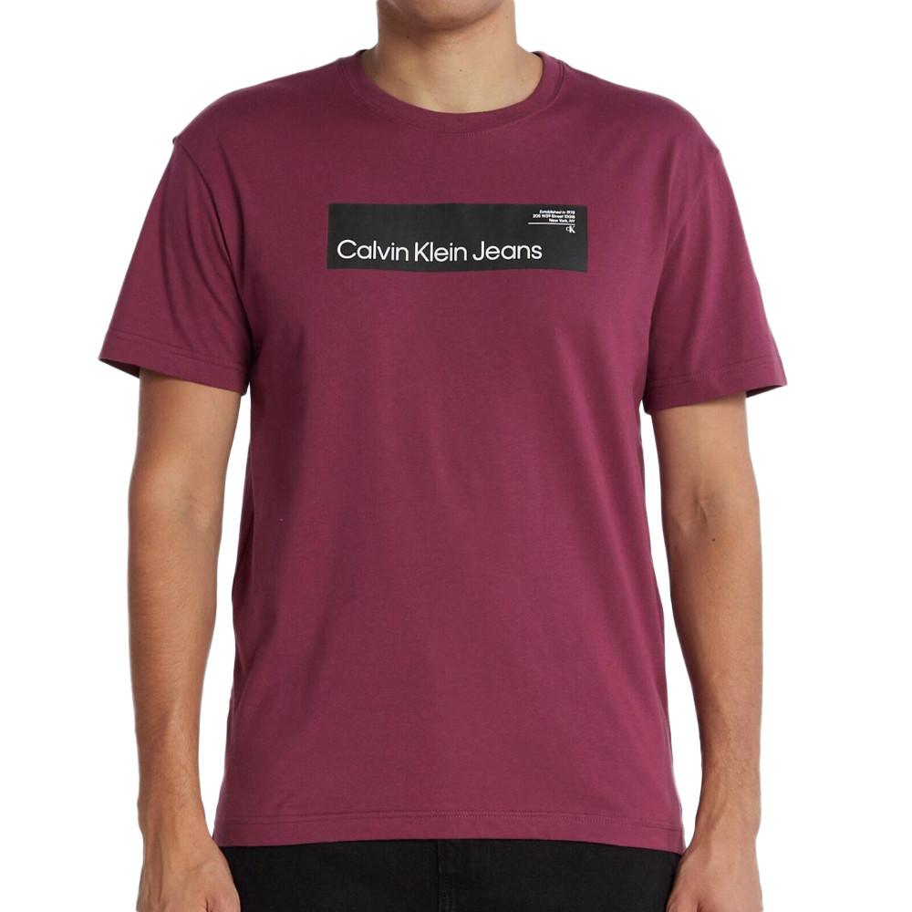 T-shirt Violet Homme Calvin Klein Jeans Hyper Real pas cher