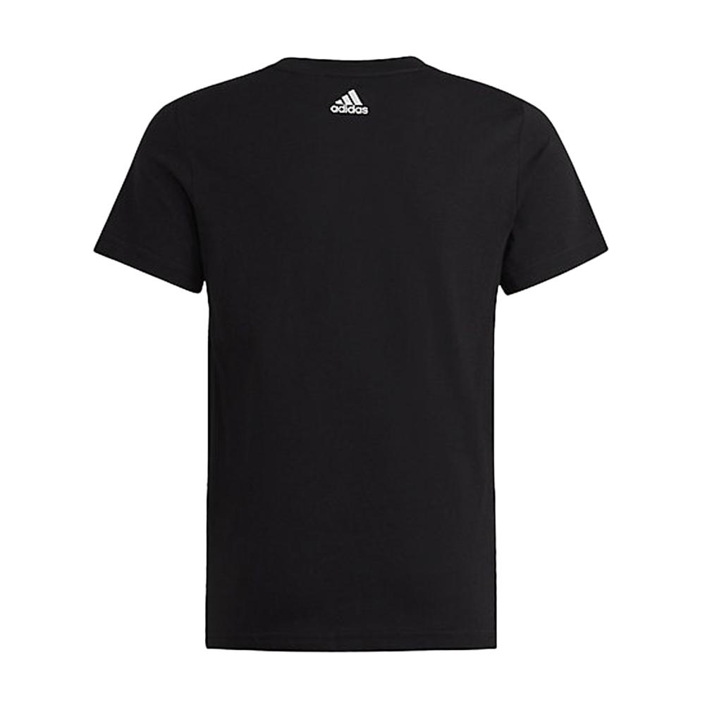 T-shirt Noir Fille Adidas Lint vue 2