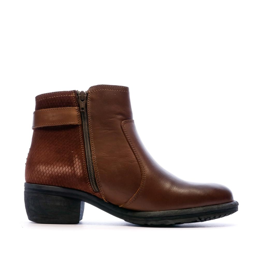 Bottines Marron Femme TBS Corraly vue 2