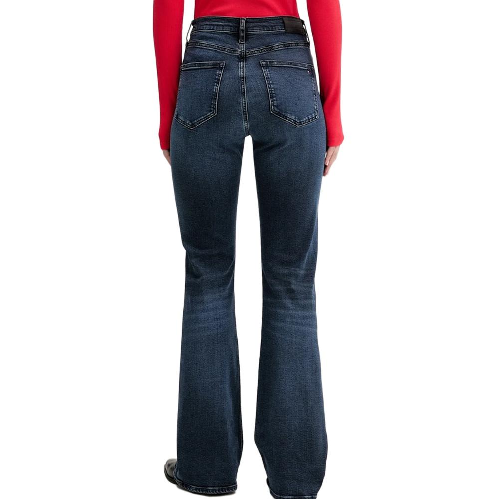 Jean Evasé Bleu Femme Tommy Hilfiger Sylvia vue 2