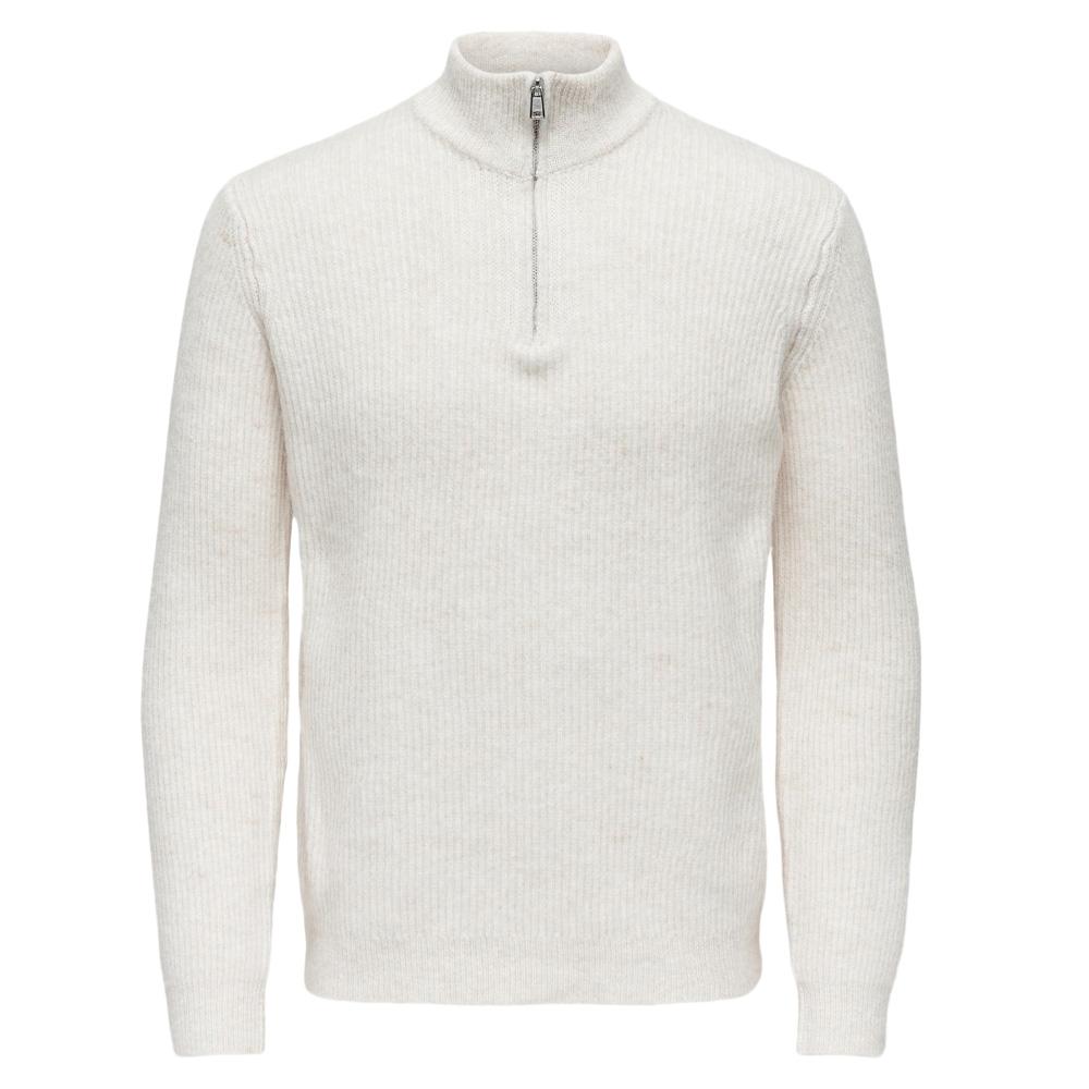 Pull Ecru Homme Only & Sons Tegan Vintage vue 3