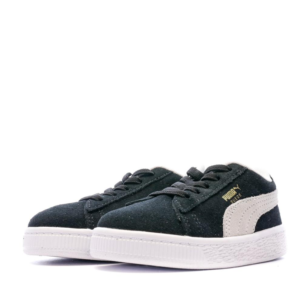 Baskets Noir Enfant Puma Suede Classic Xxi Ac vue 6
