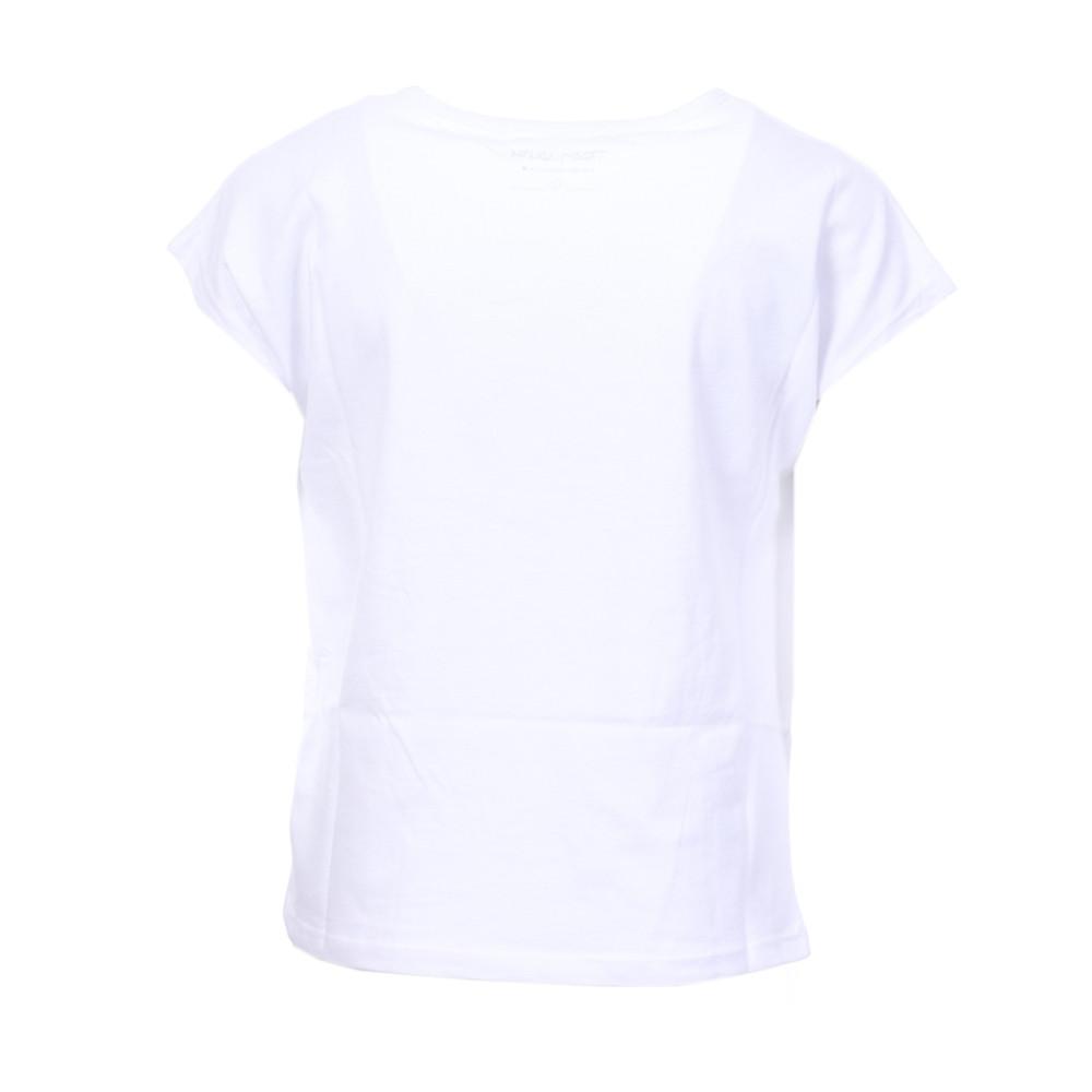 T-shirt Blanc fille Teddy Smith T-CLORI MC JR vue 2