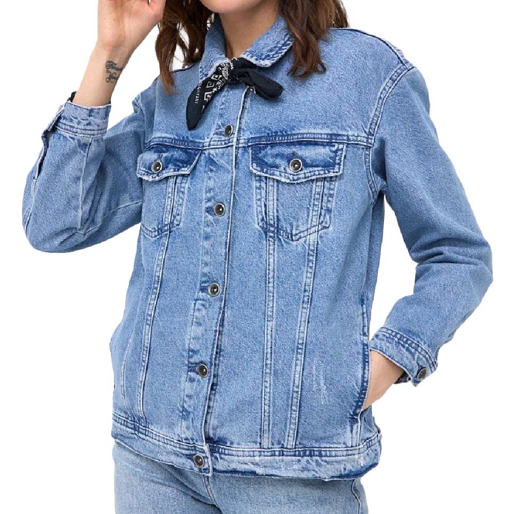Veste en Jean Bleu Femme Only Ekat pas cher