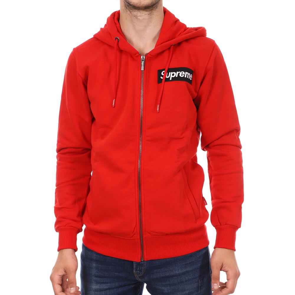 Sweat Rouge Homme Supreme Grip Duane pas cher