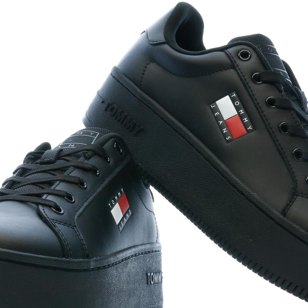 Baskets Noires Femme Tommy Hilfiger Flatform vue 7