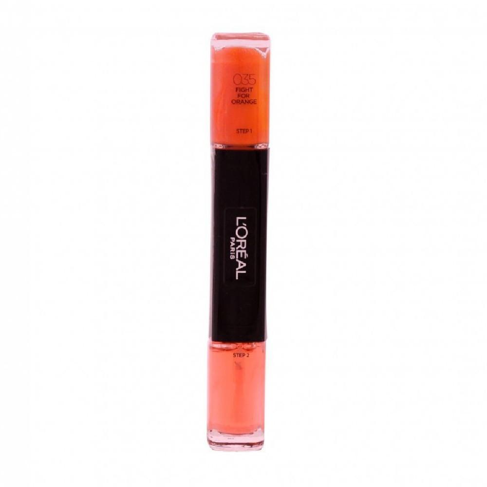 Vernis Gel Duo Longue Tenue 2X5ml L'Oréal 035 Fight For Orange pas cher