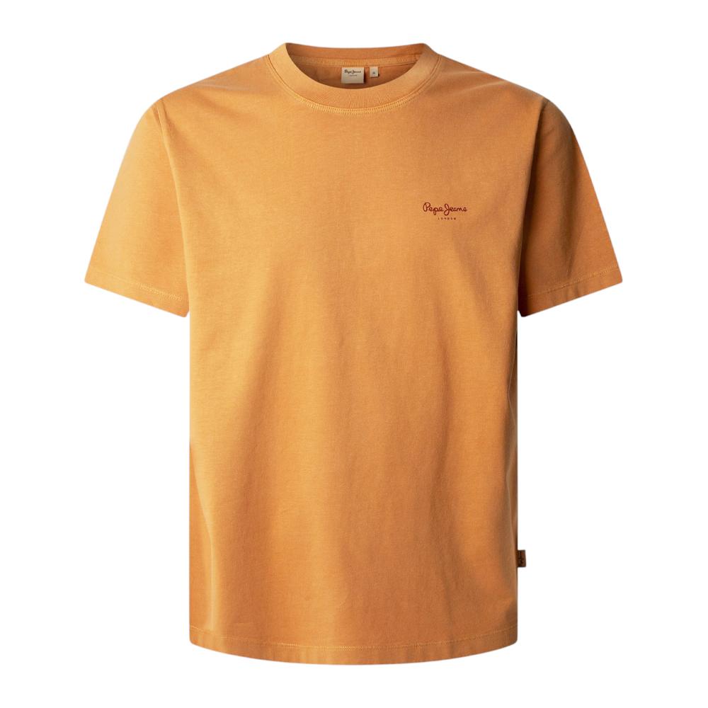T-shirt Orange Homme Pepe jeans Jacko PM508664 pas cher