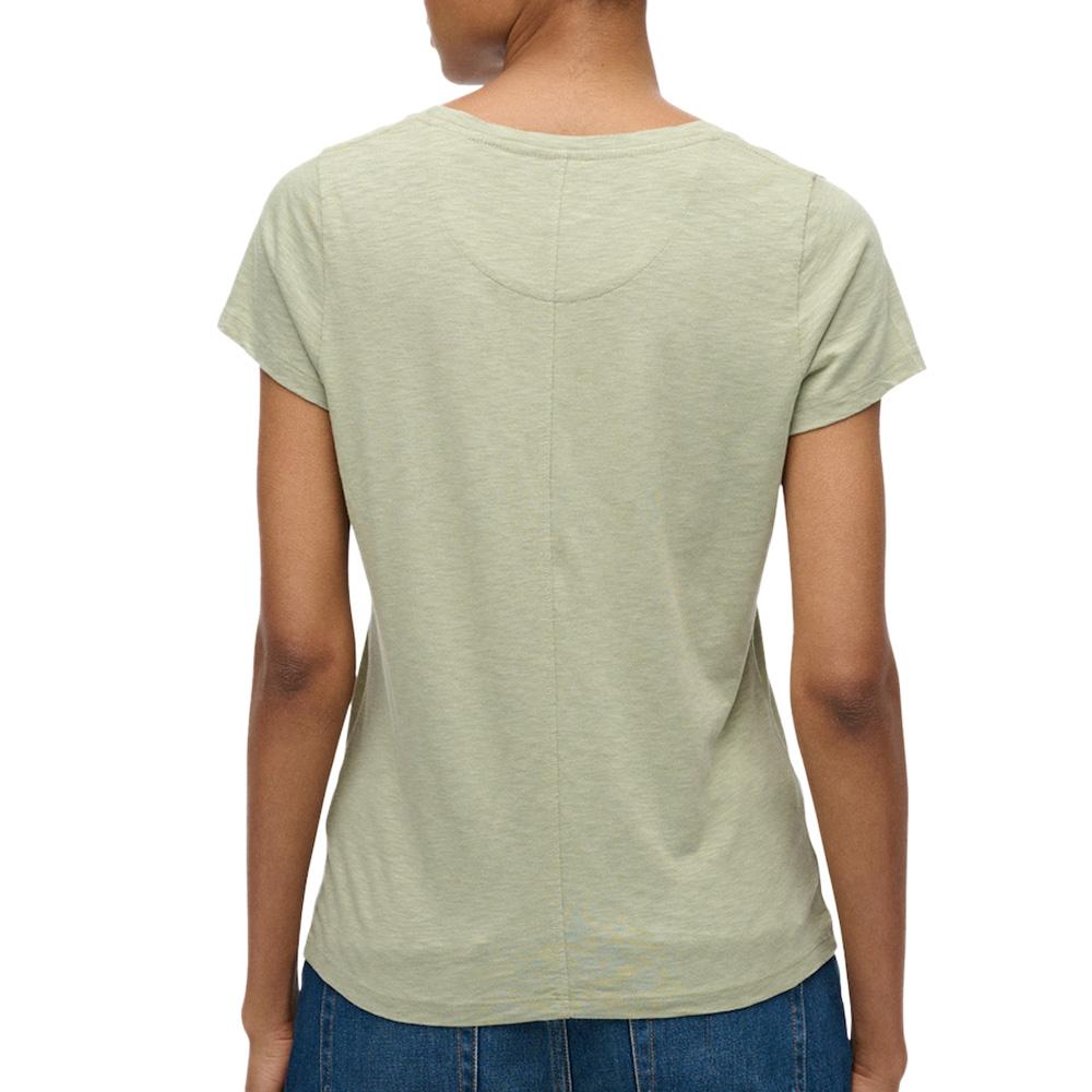 T-shirt Vert Femme Superdry Studios Scoop vue 2