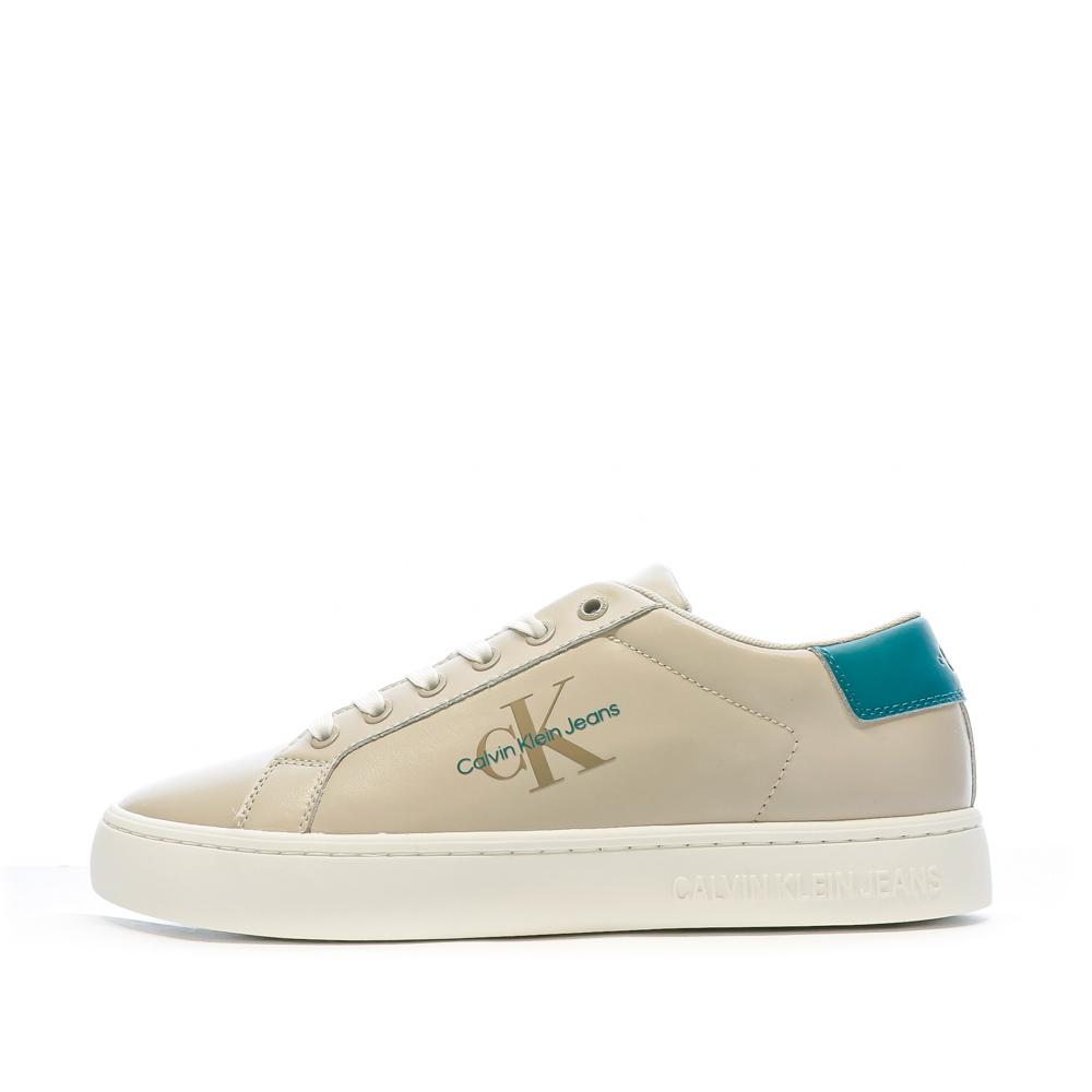 Baskets Beige Homme Calvin Klein Jeans YM0YM00491 pas cher