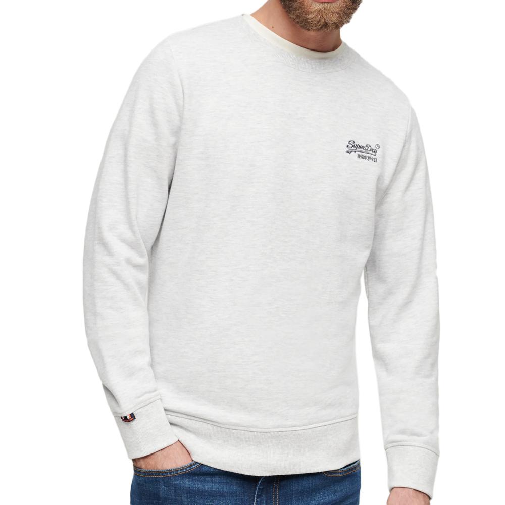 Sweat Gris Homme Superdry Essential pas cher