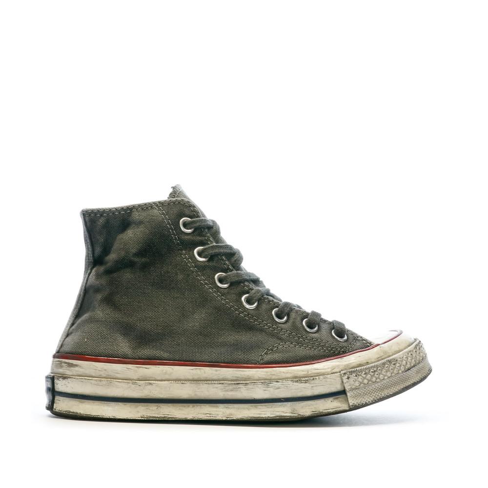 Baskets Grises Femme Converse Chuck 70 Canvas vue 2