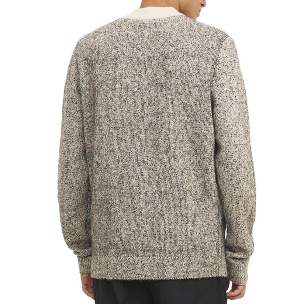 Pull Marron Homme Jack & Jones Space vue 2