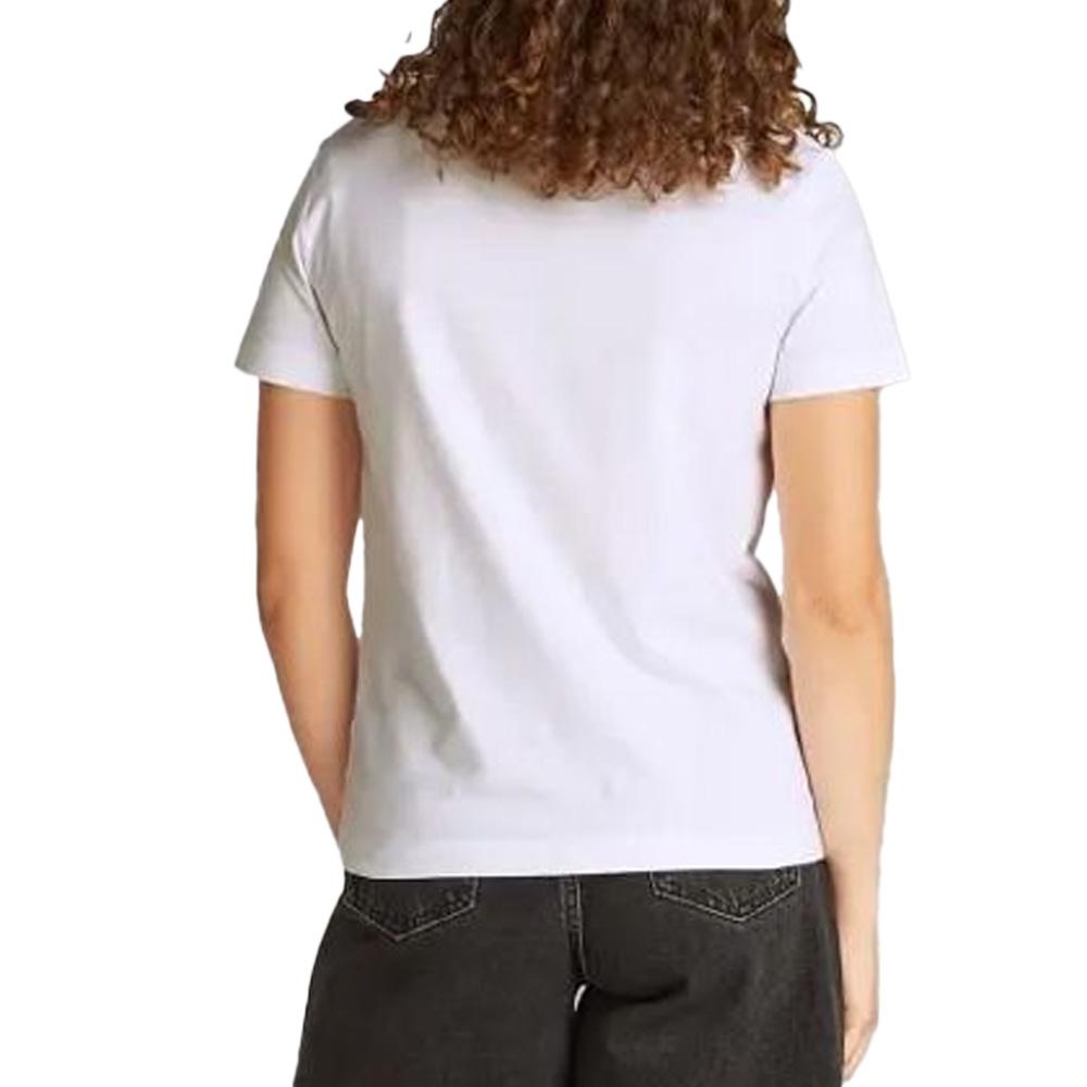 T-Shirt Blanc Femme Calvin Klein Jeans Shadow vue 2