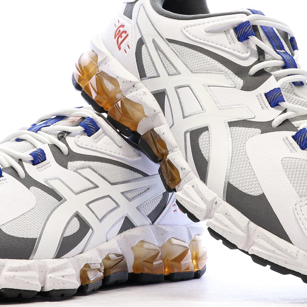Chaussures de Running Blanches/Noires Homme Asics Gel-quantum 180 vue 7