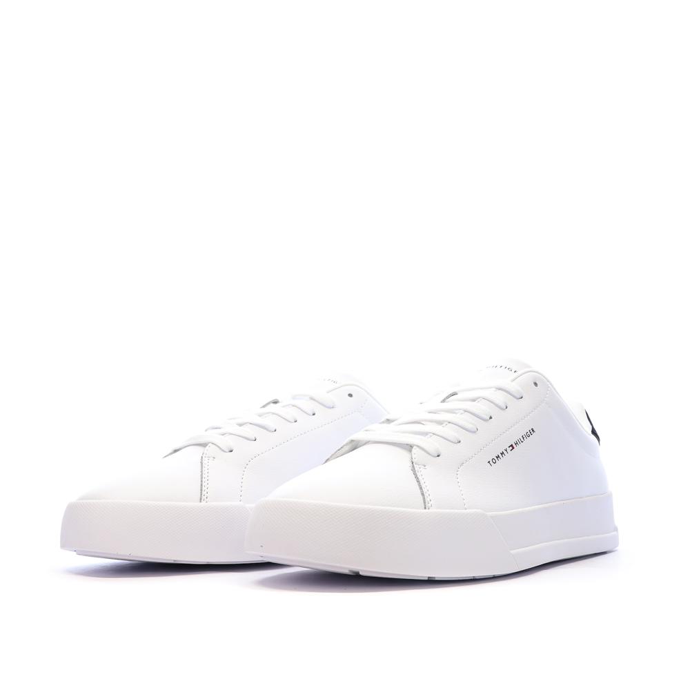 Baskets Blanches Homme Tommy Hilfiger Court vue 6