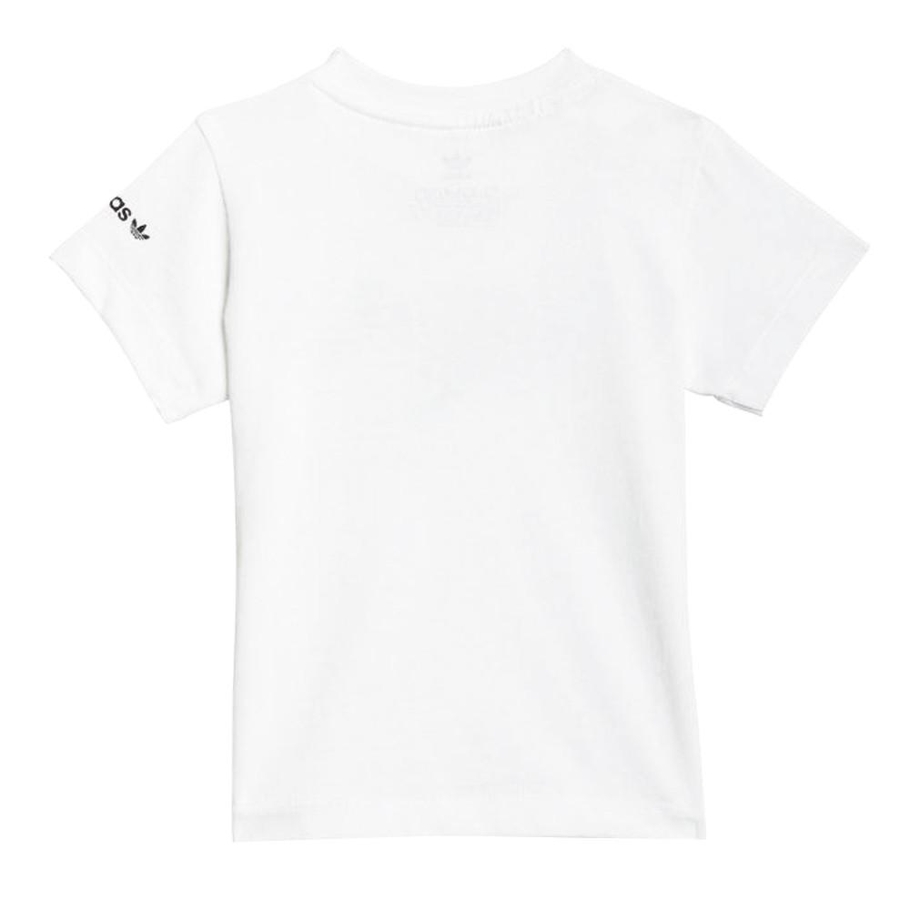 T-shirt Blanc bébé Adidas Stoked vue 2