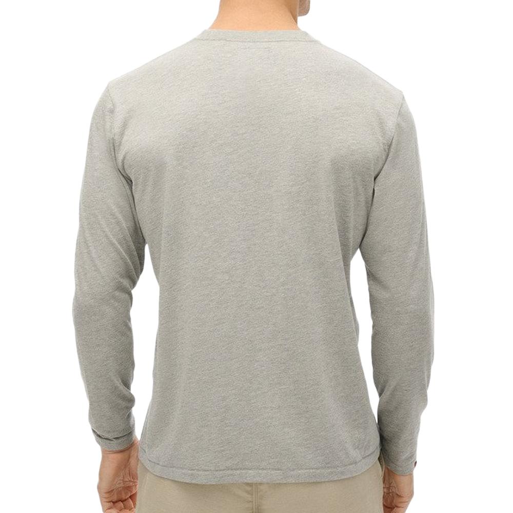 T-Shirt Manche Longues Gris Homme Superdry Athletic vue 2