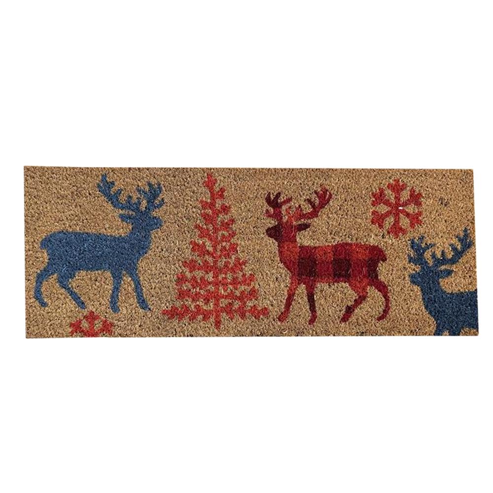 Tapis Marron à Imprimés Luance 25x75cm pas cher