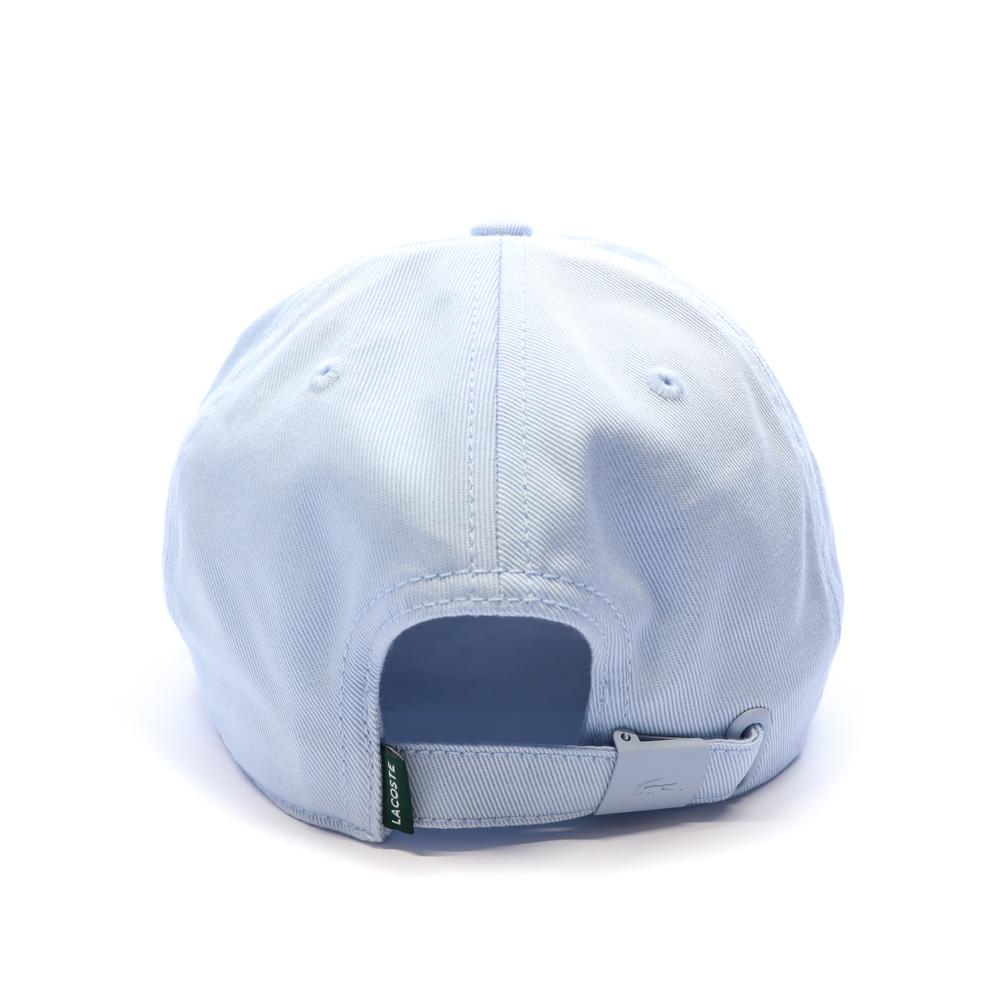Casquette Bleu Clair Mixte Lacoste Monochrome Cotton Twill vue 3