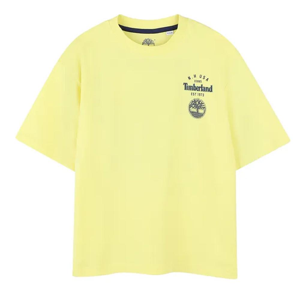 Gelbes Timberland-T-Shirt für Jungen T60429 günstig
