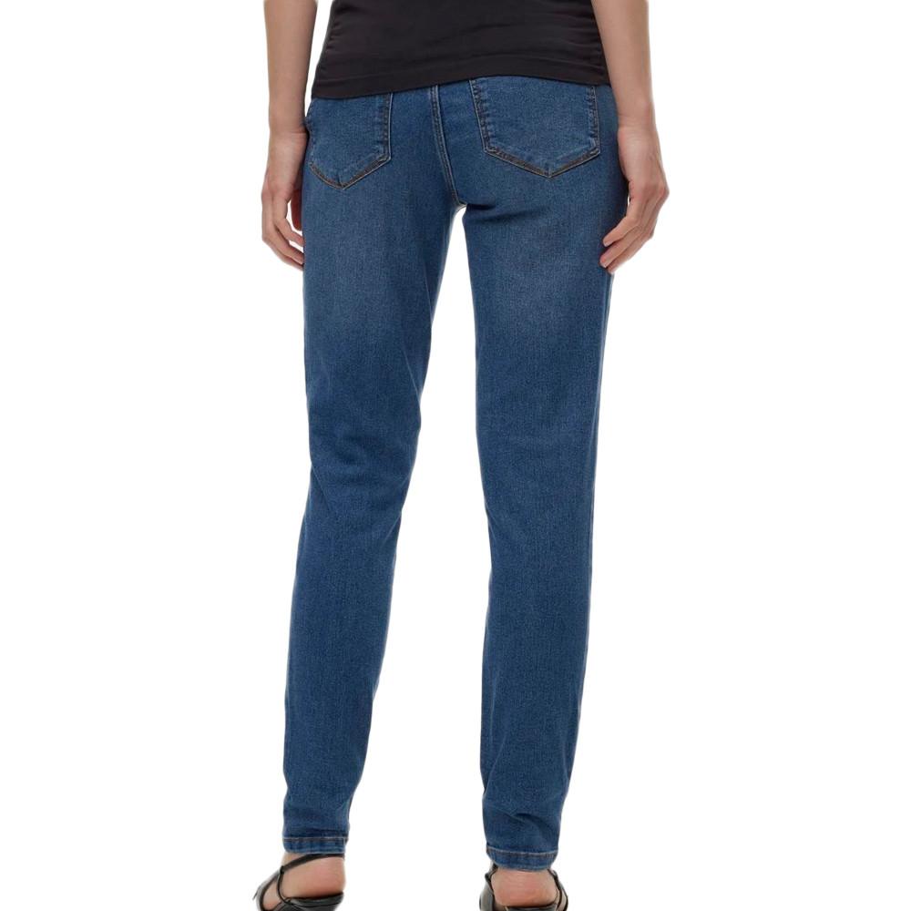 Jean de Grossesse Skinny Bleu Femme Mamalicious Mecho vue 2