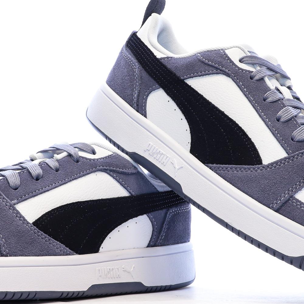 Baskets Blanches/Noires/Bleu Mixte Puma Caven 2.0 vue 7