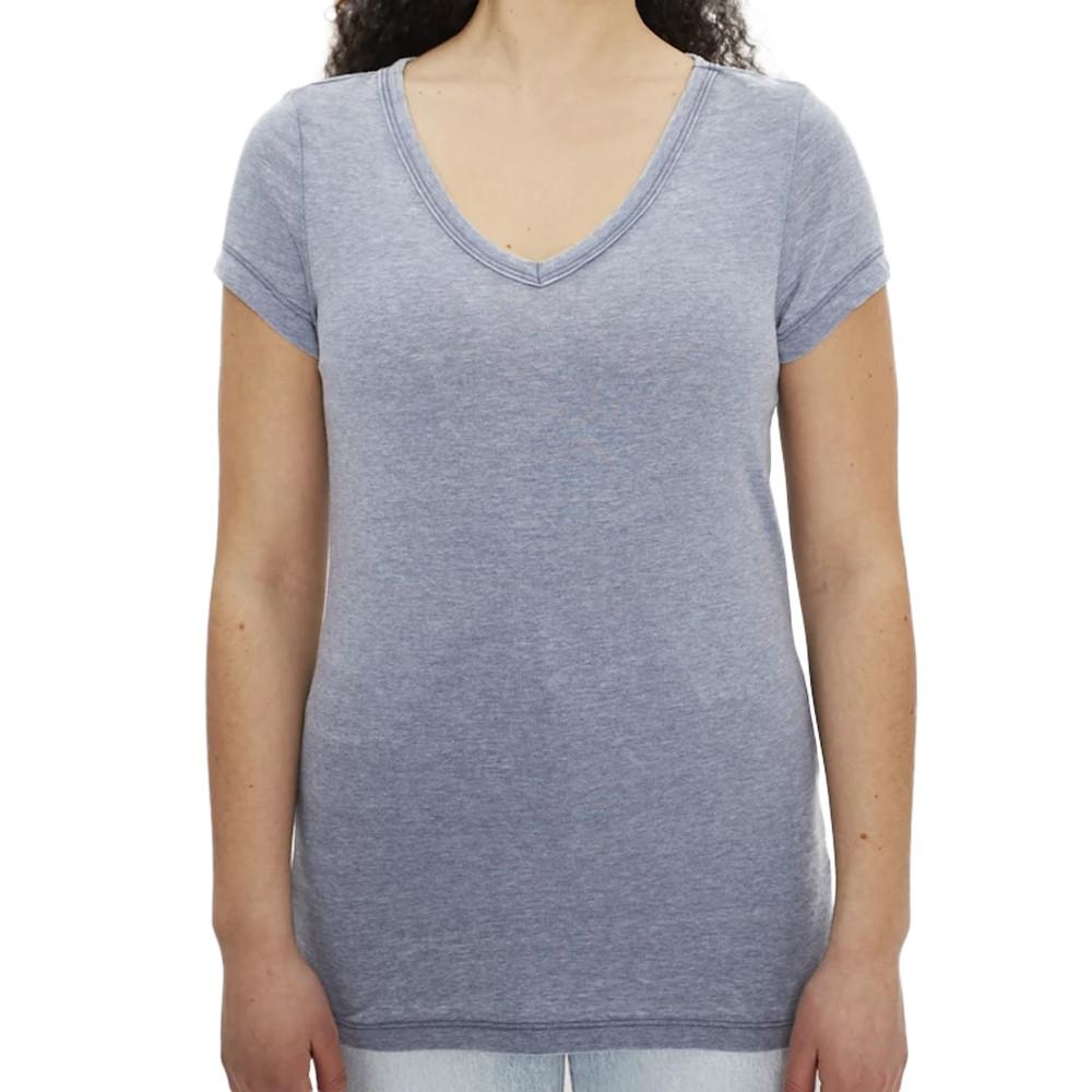 T-shirt Bleu Femme Only Wrongly pas cher