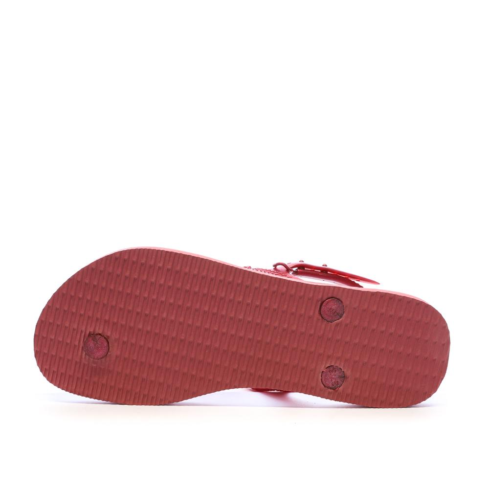 Chanclas rojas para mujer Havaianas Twist Metal Pau Brasil ver 2