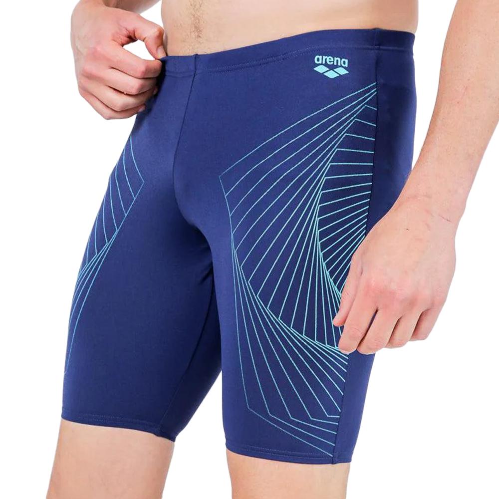 Boxer de bain Bleu Homme Arena Spiral Vision pas cher