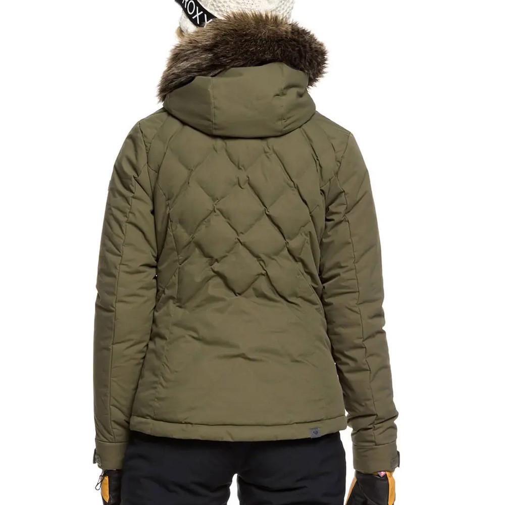 Veste de ski/snow Kaki Femme Roxy Breeze vue 2