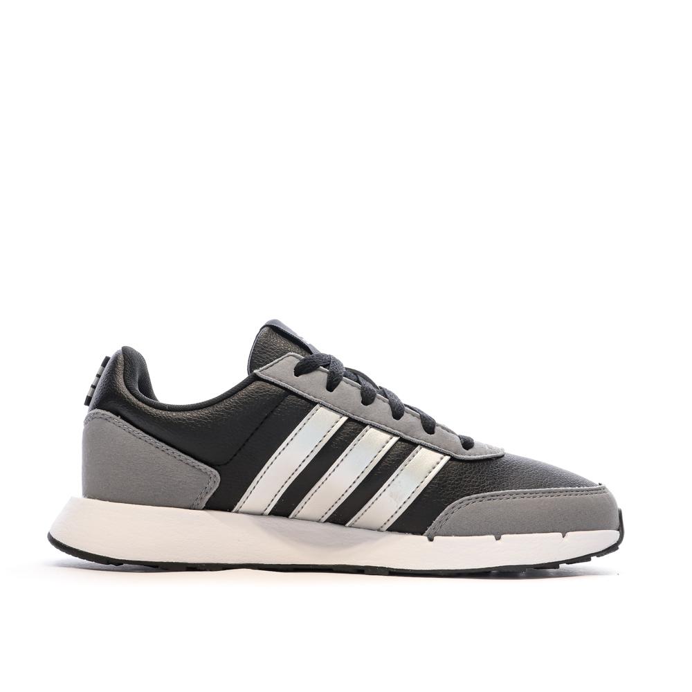 Baskets Noir/Gris Homme Adidas Run50s vue 2