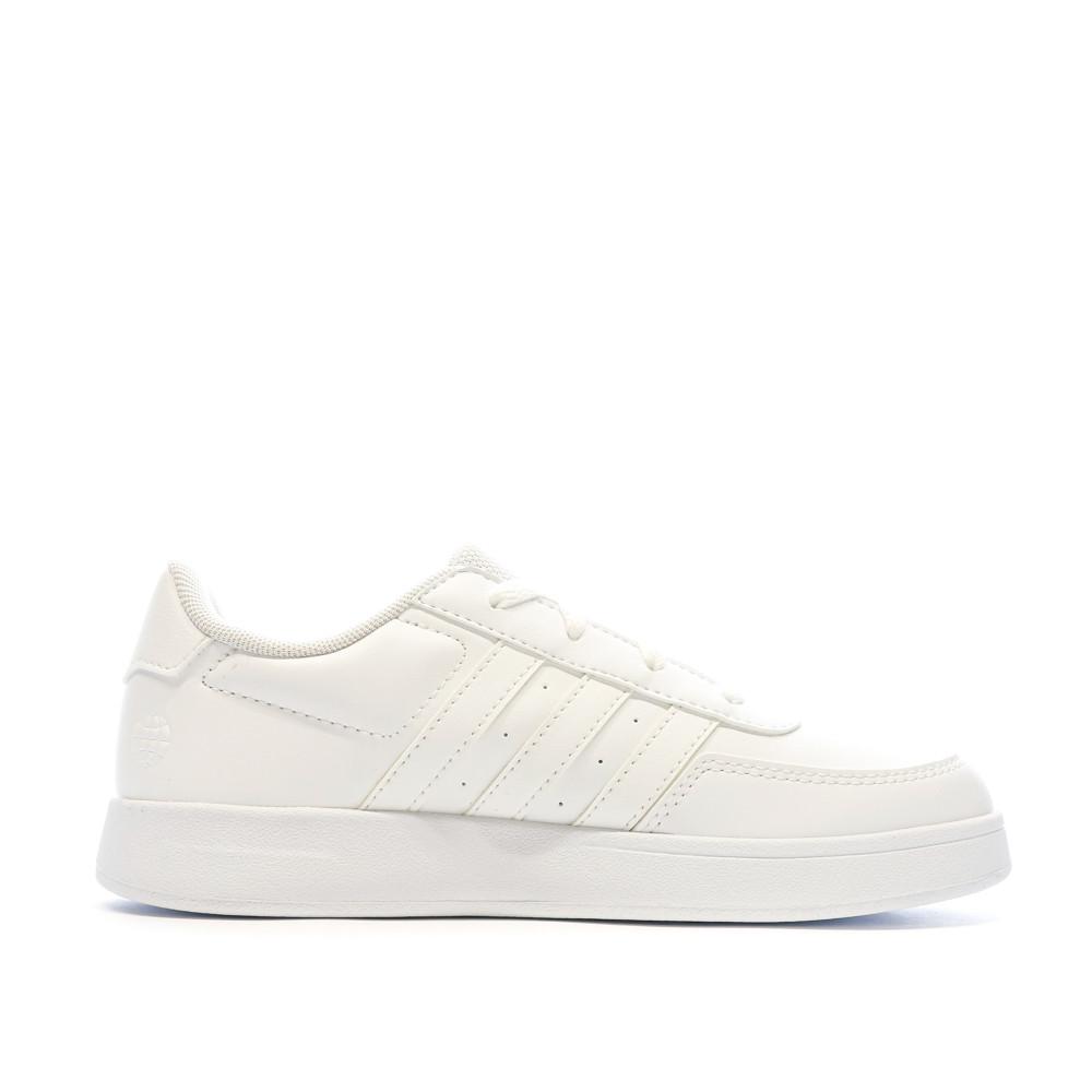 Baskets Blanc Garçon Adidas Breaknet 2.0 vue 2