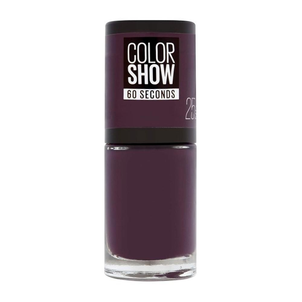 Vernis à Ongles Femme Maybelline Color Show 60 Secondes 25 Plum It Up pas cher