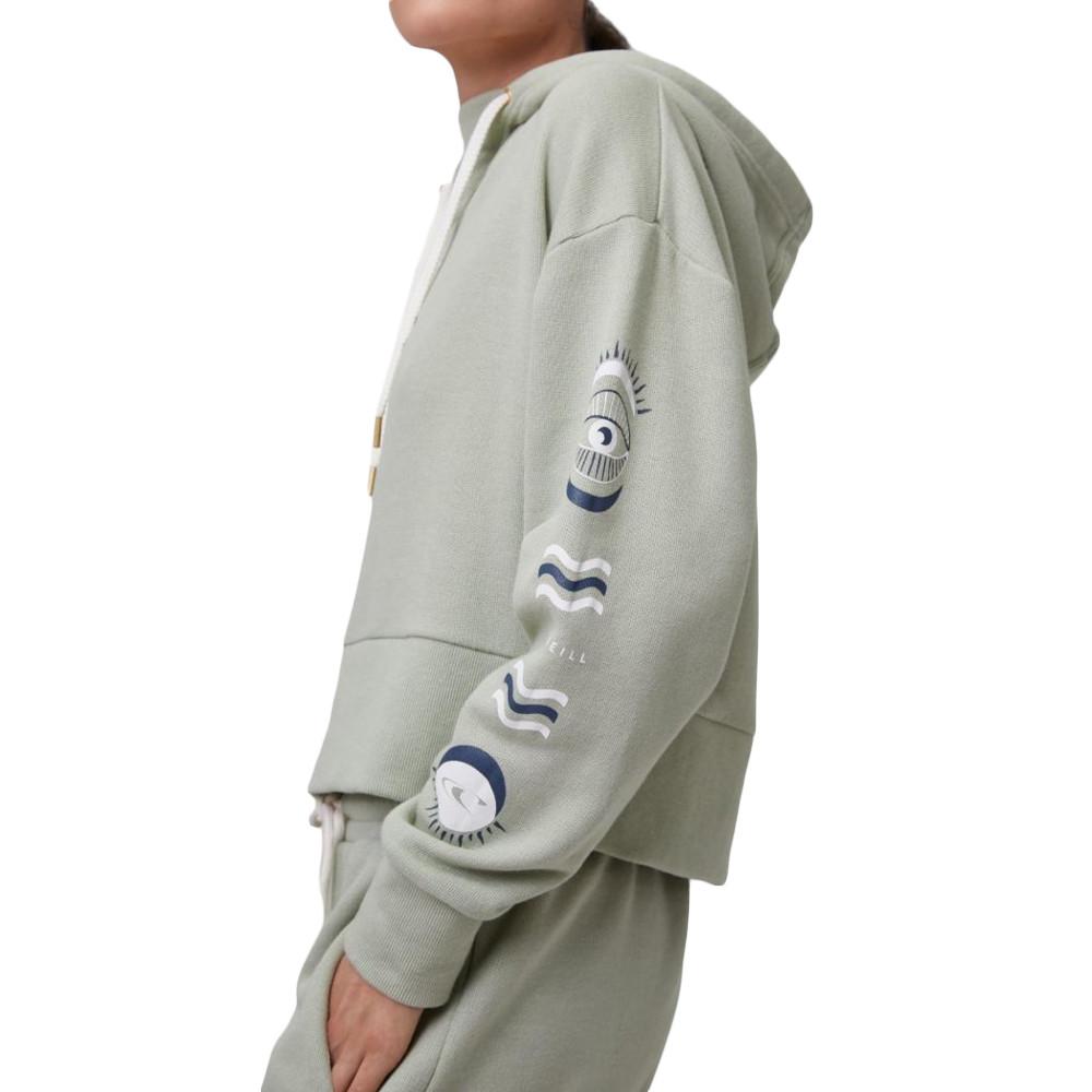 Sweat à Capuche Kaki Femme O'Neill Cali vue 2