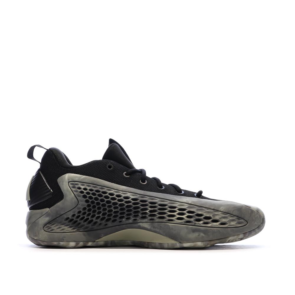 Chaussures de Running Noir/Gris Homme Adidas Anthony Edwards 1 Low vue 2