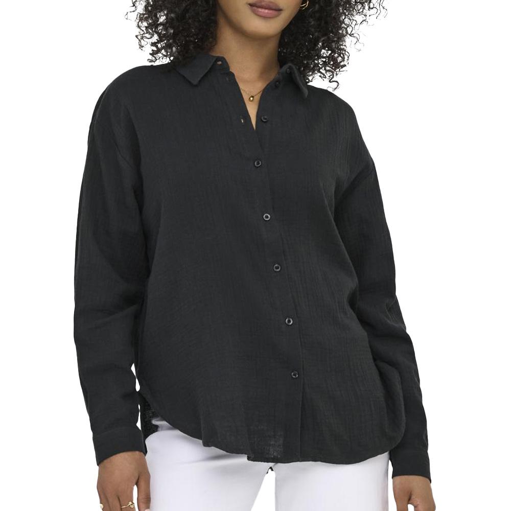 Chemise Noire Femme JDY Theis pas cher