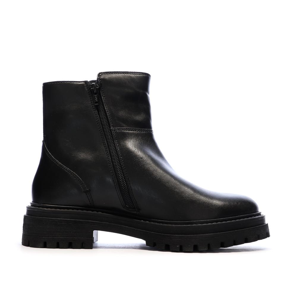 Bottines Noir Femme Geox Iridea vue 2