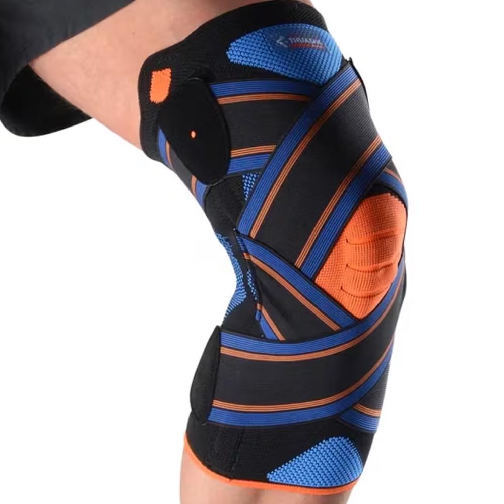 Genouillère strapping NOVELASTIC Thuasne sport – Douleur ou genou instable – Maintien 4 pas cher