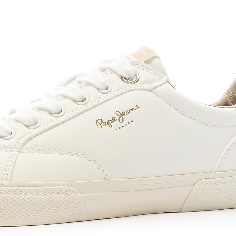 Baskets Blanche Femme Pepe jeans Kenton Class vue 7