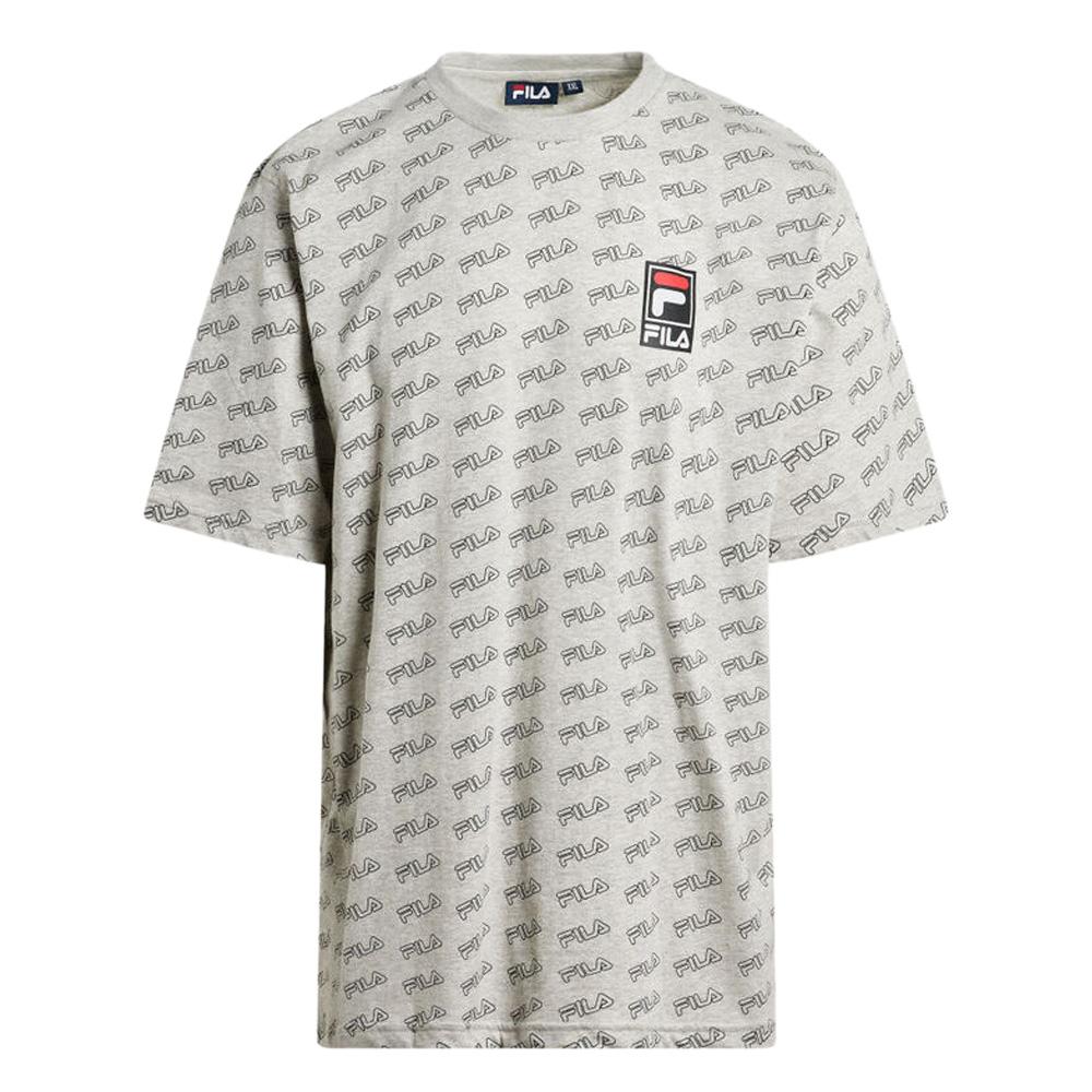 T-shirt Gris/Marine Homme Fila Trellis SS24SPM130 pas cher