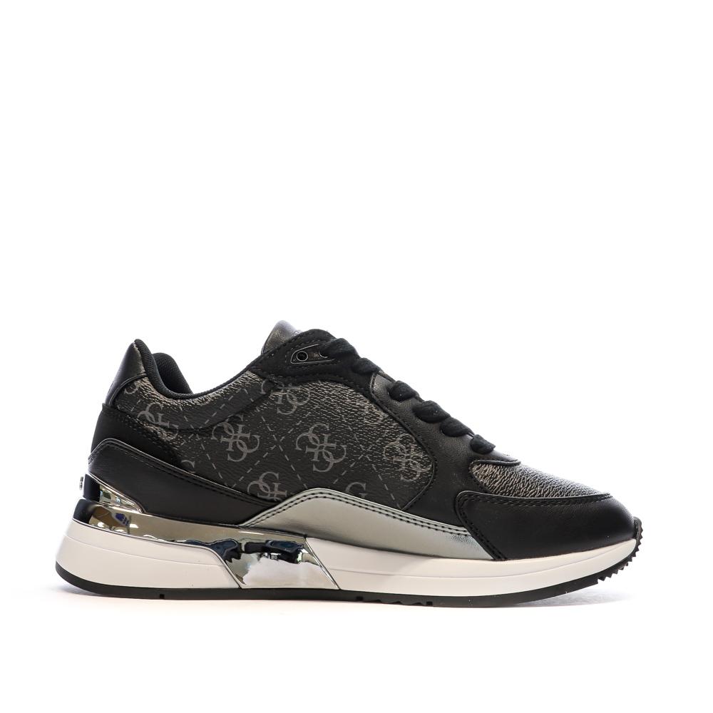 Baskets Noires Femme Guess Moxea12 vue 2