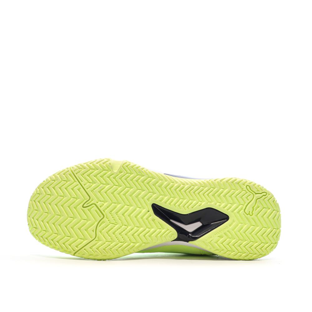 Chaussures de Padel Jaune Fluo Homme Puma Solarsmash vue 5