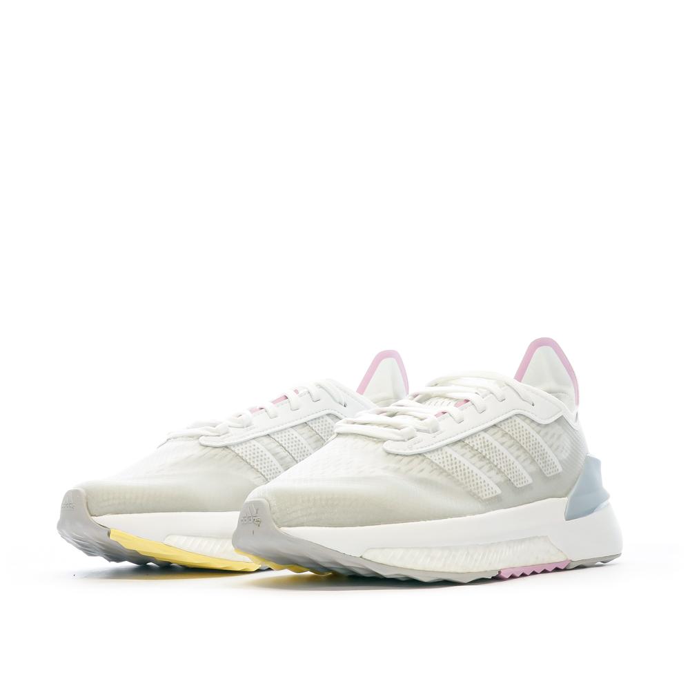 Chaussures de Running Blanc/Gris Femme Adidas Avryn vue 6